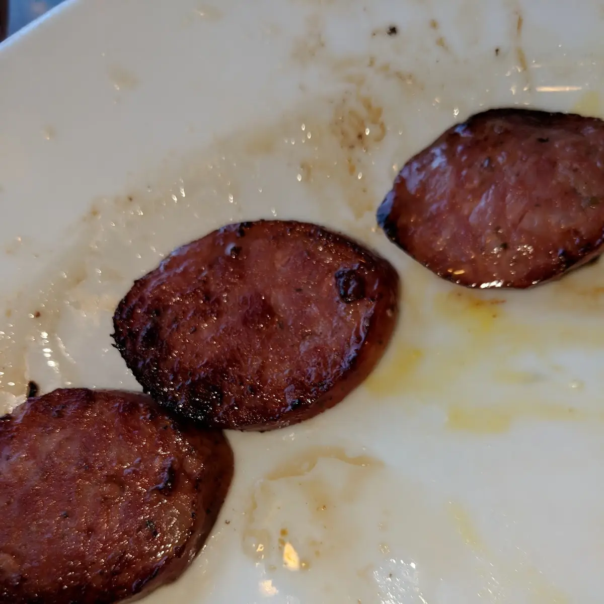 Smoked Sausage with Eggs