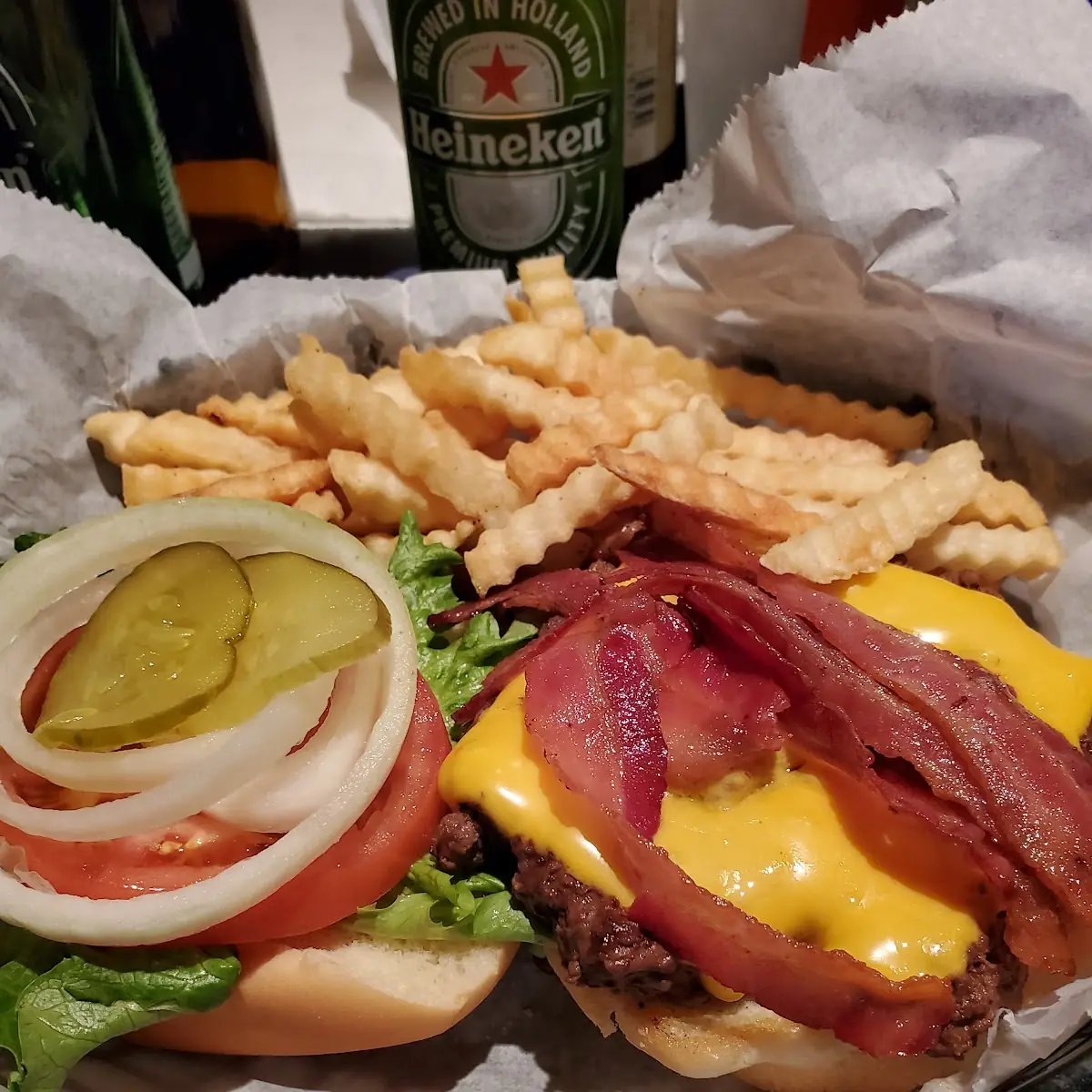 Shipley Burger with Bacon Burger