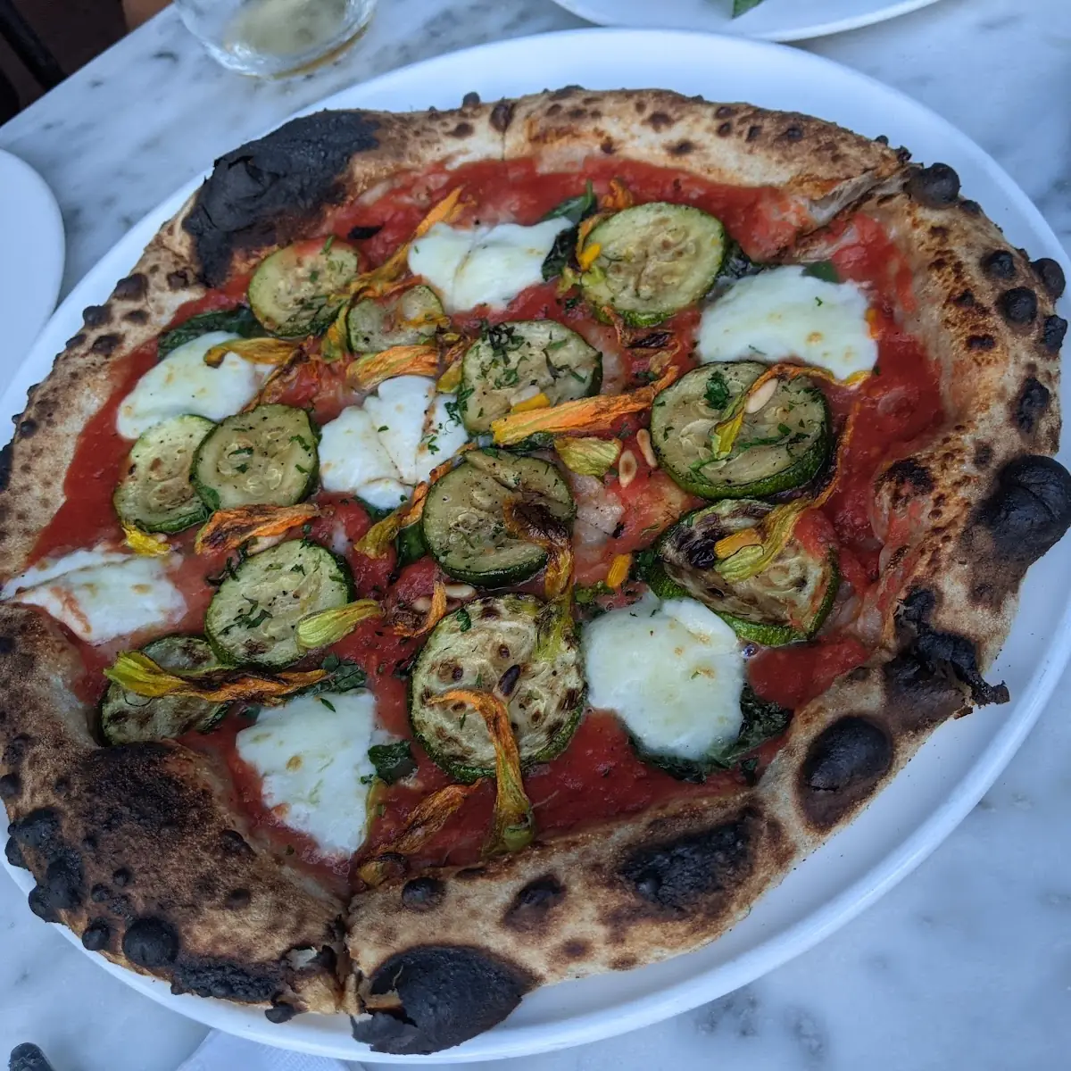 Asparagus Pizza Margherita
