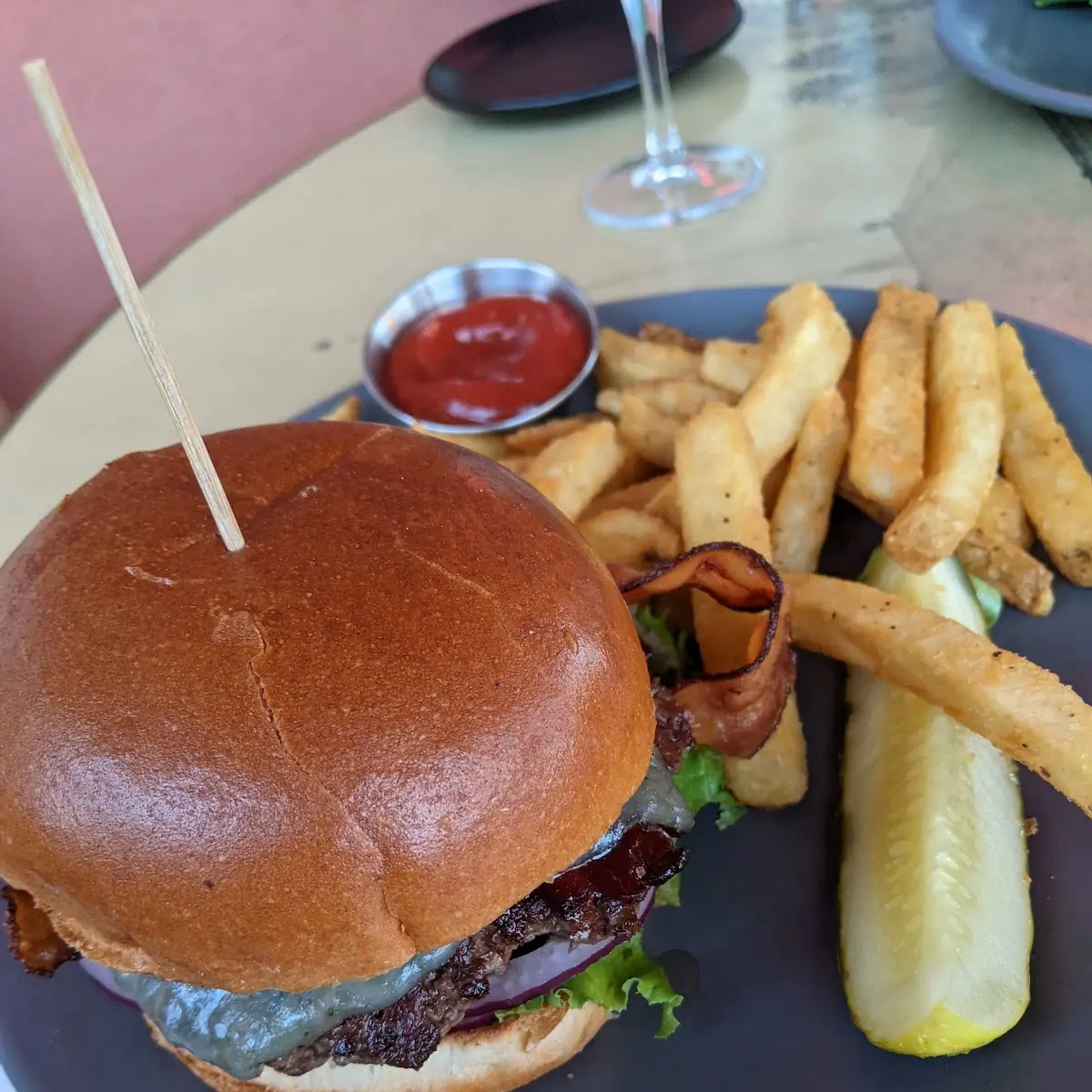 Burger and Fries
