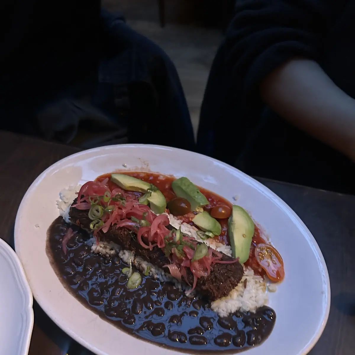 Skirt Steak with Rice and Beans