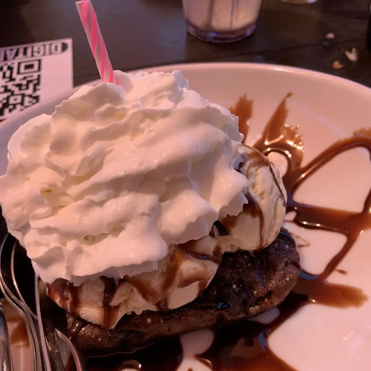 Giant Brownie Sundae