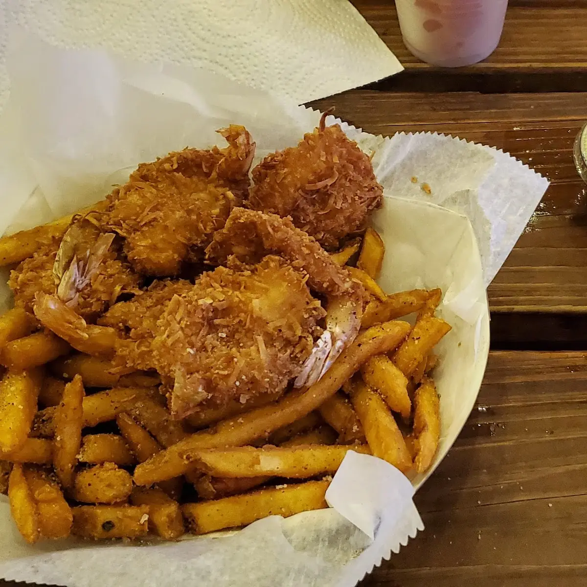 Coconut Shrimp Basket