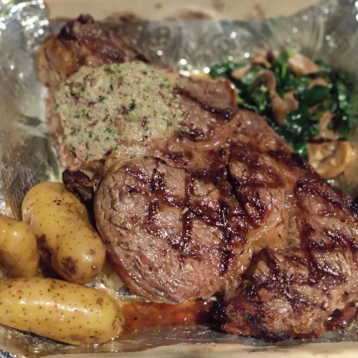 Bone in Ribeye Med-Rare