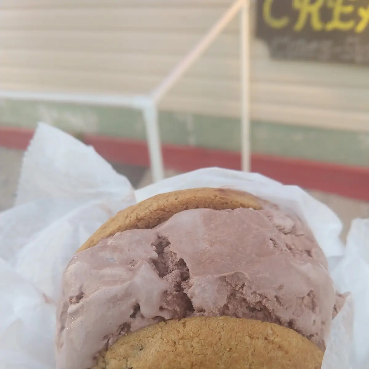 Ice Cream Chocolate Chip Cookie