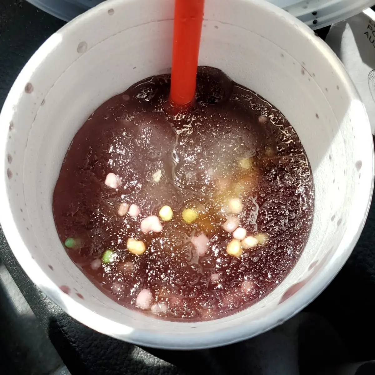 Grape Slush with Nerds