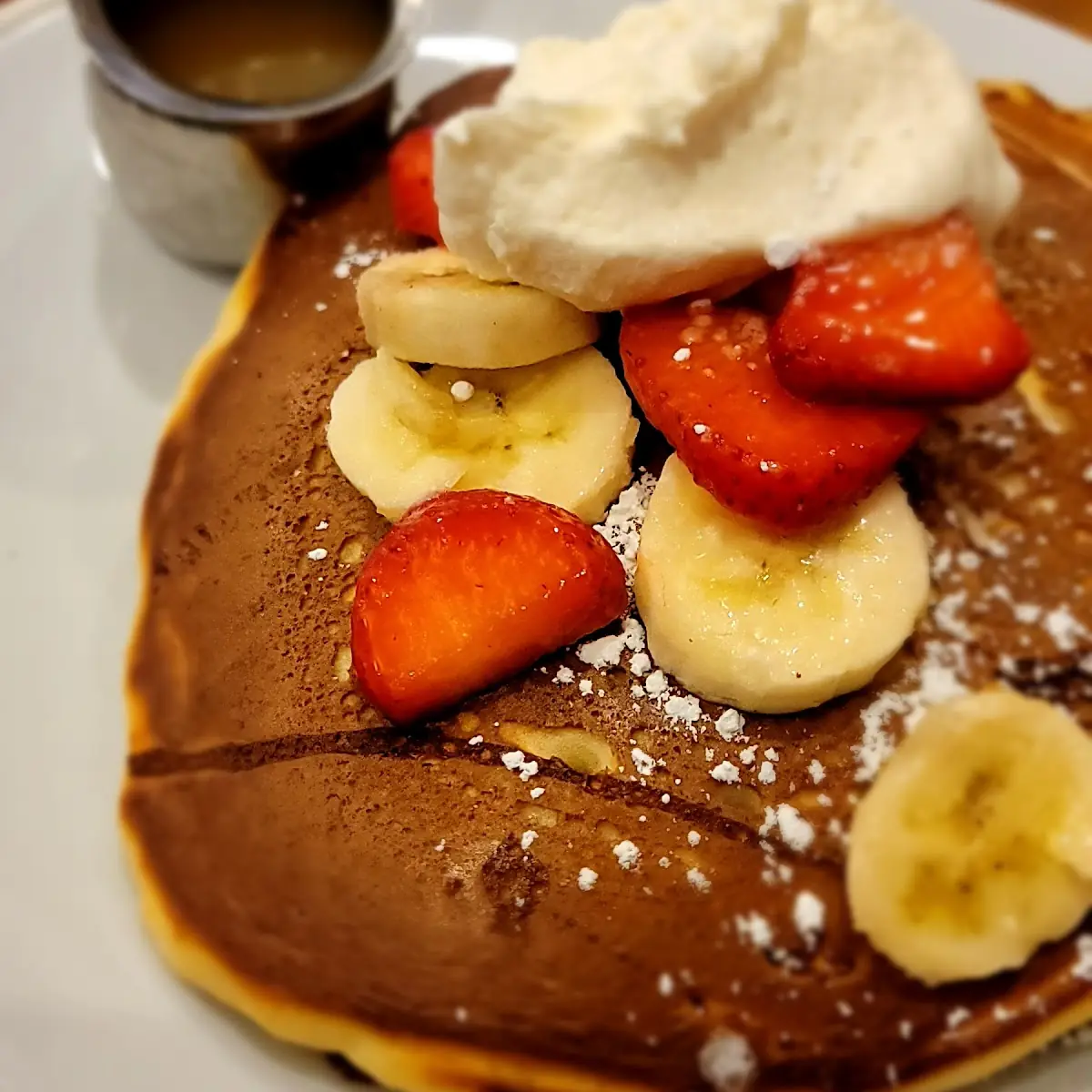 Caramel Banana Pancakes