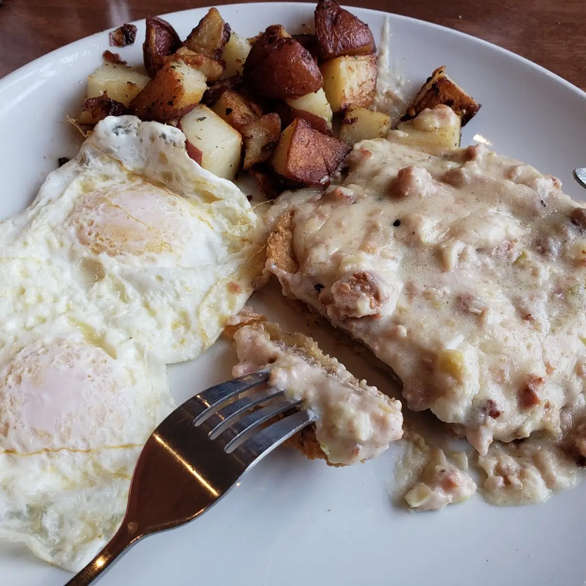 Chicken Fried Steak & Eggs