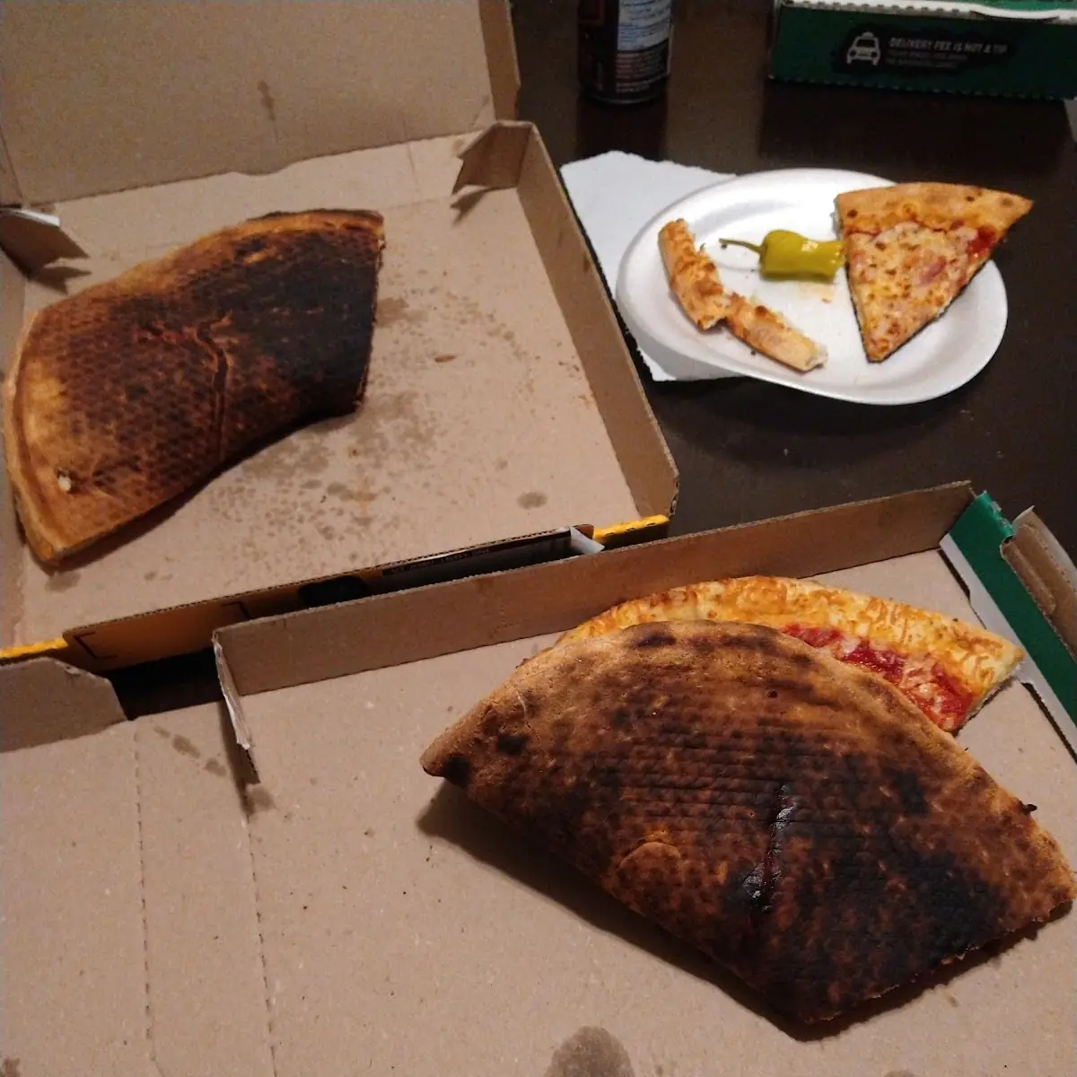 Burnt Pizza
