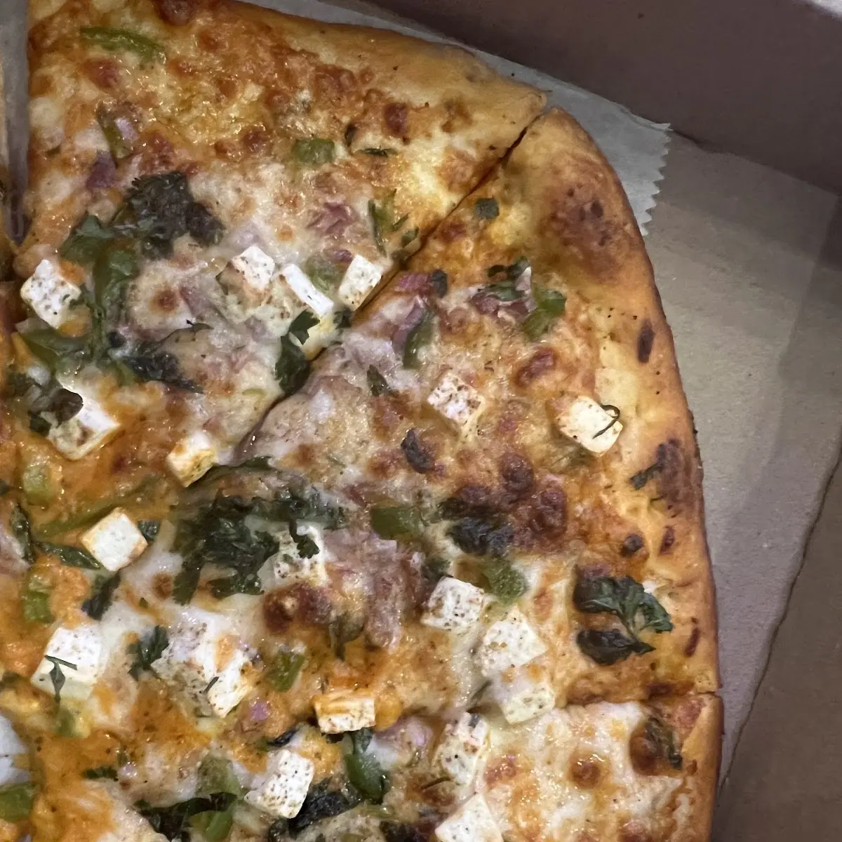 Palak Paneer Pizza