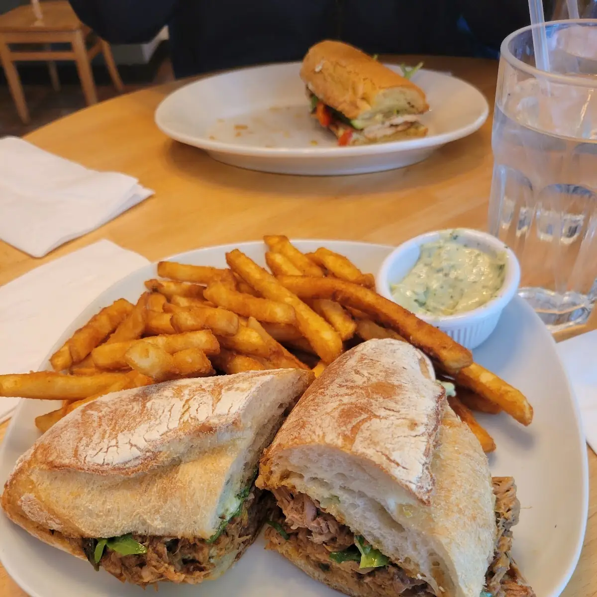 Slow Cooked Pork Sandwich Combo with Fries