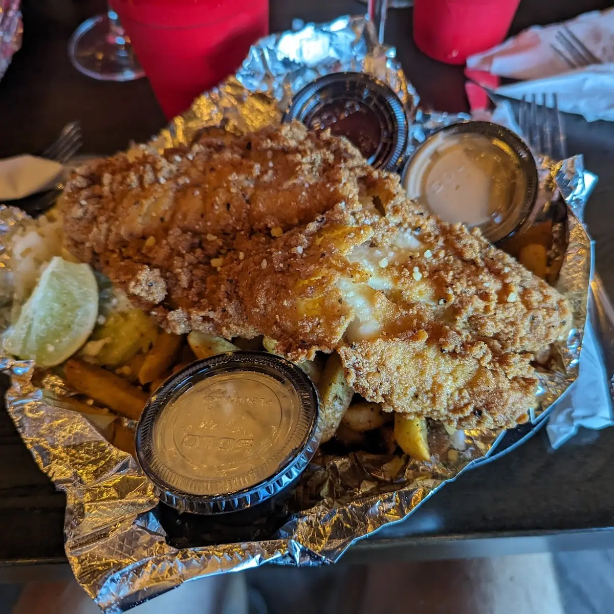 Grouper Fish and Chips