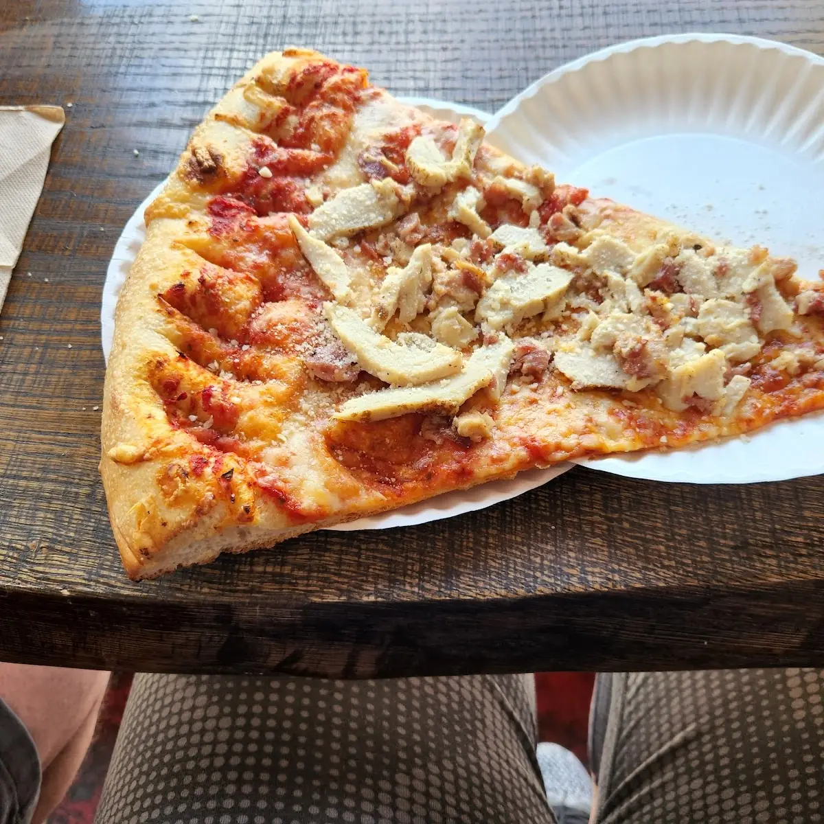 Italian Sausage Pizza Slice
