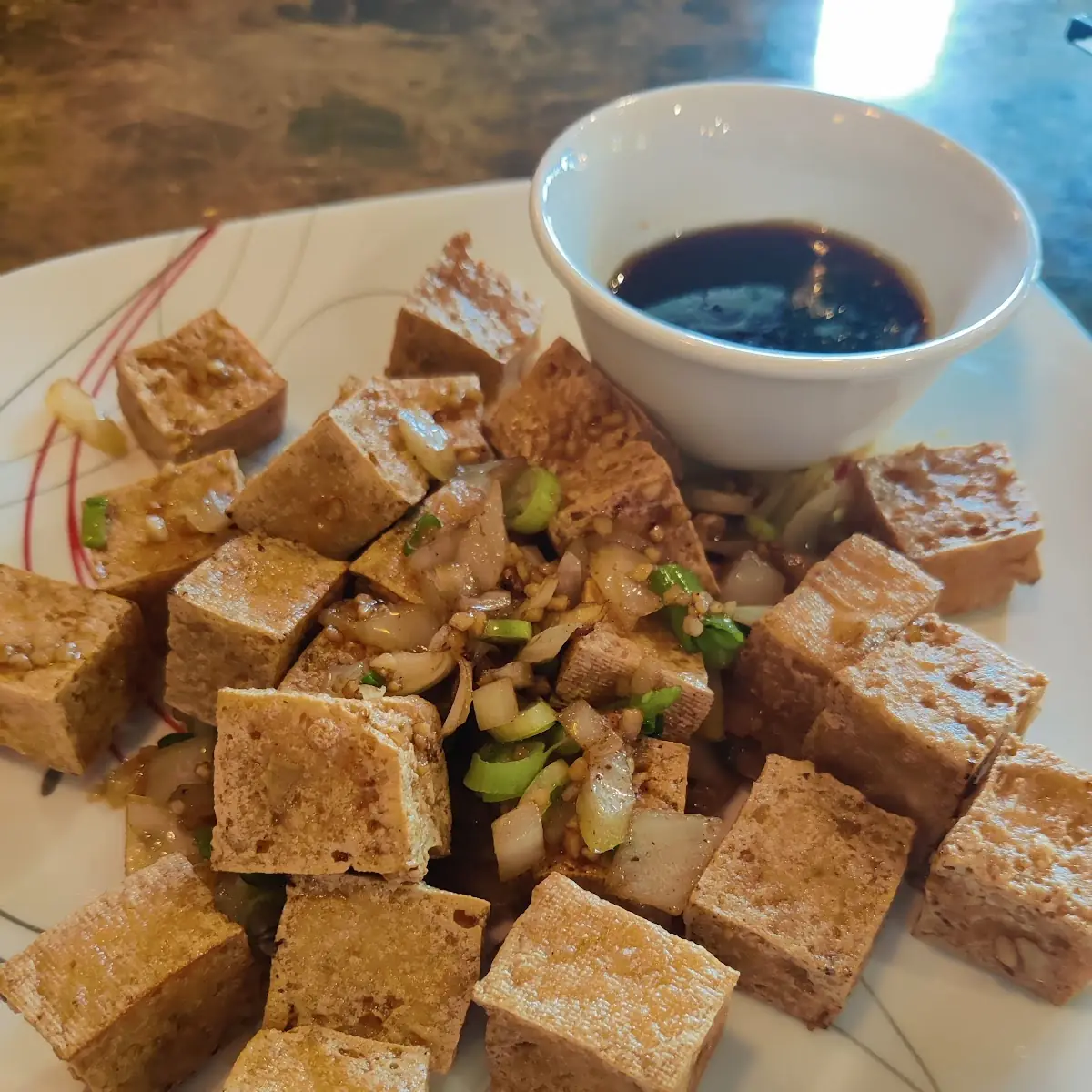 Garlic Butter Fried Tofu