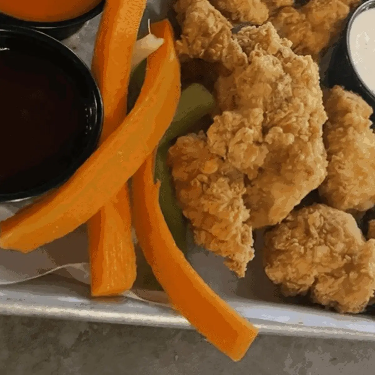 Boneless Chicken Wings with BBQ Sauce