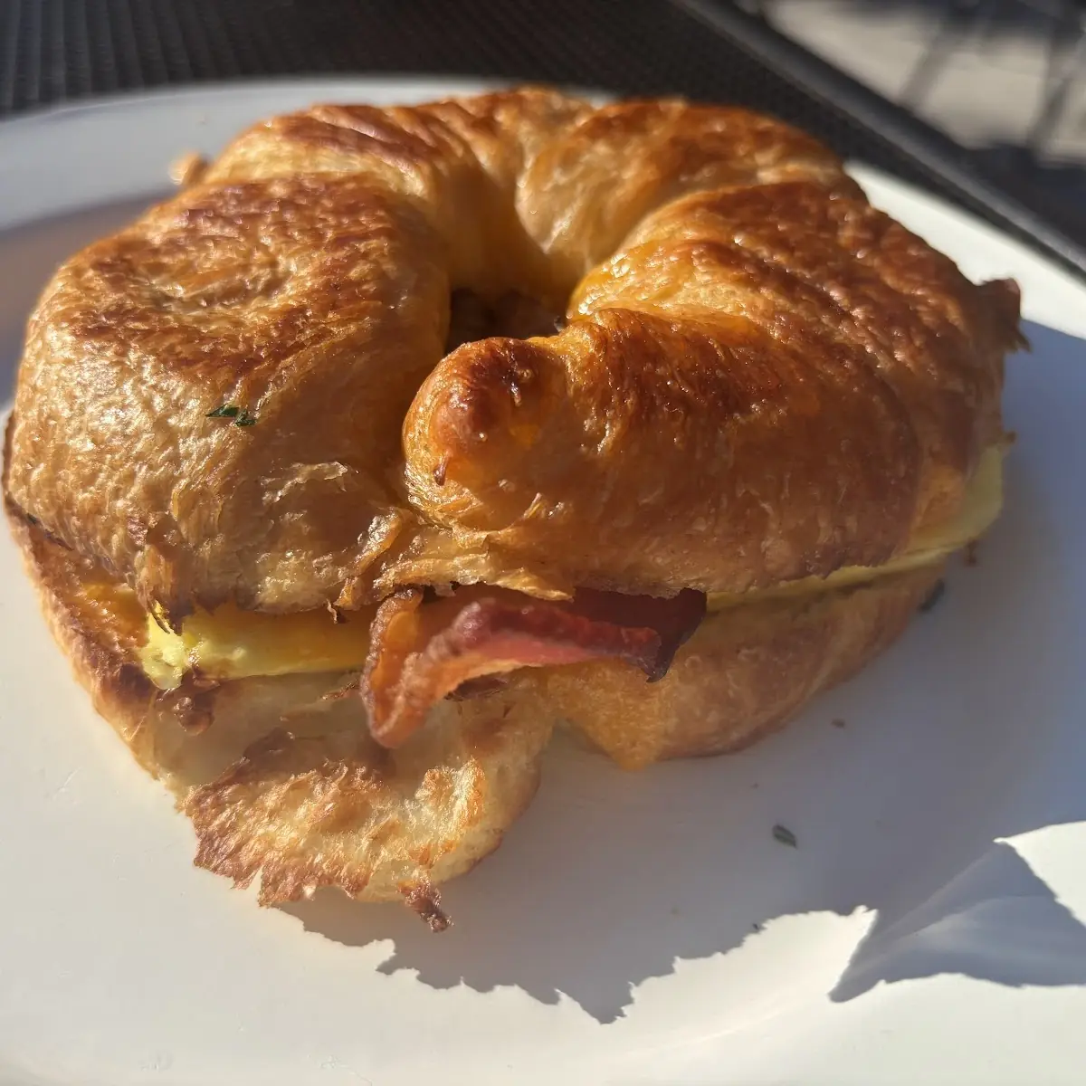 Bacon Egg and Cheese Croissant