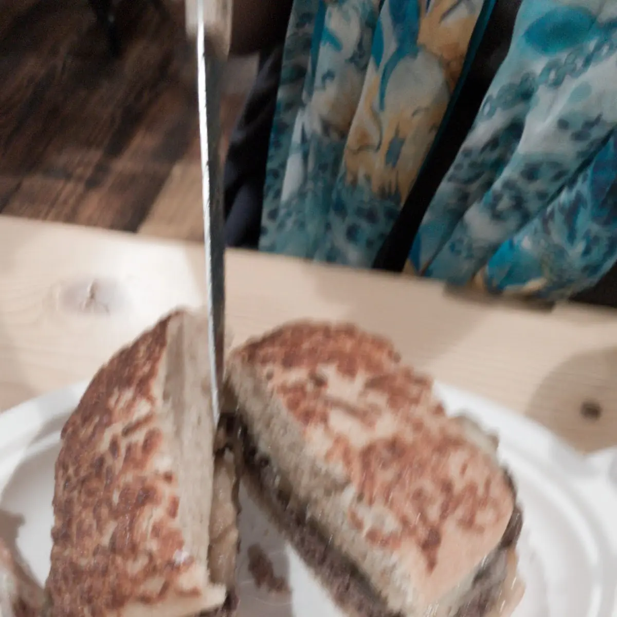 Meatloaf Sandwich w Caramelized Onions and BBQ Sauce