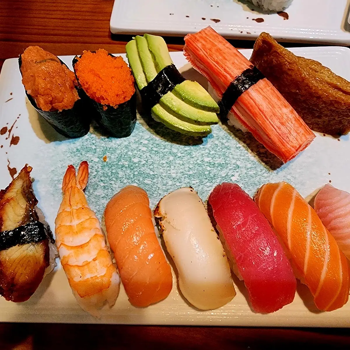 Tuna and Salmon Nigiri Platter