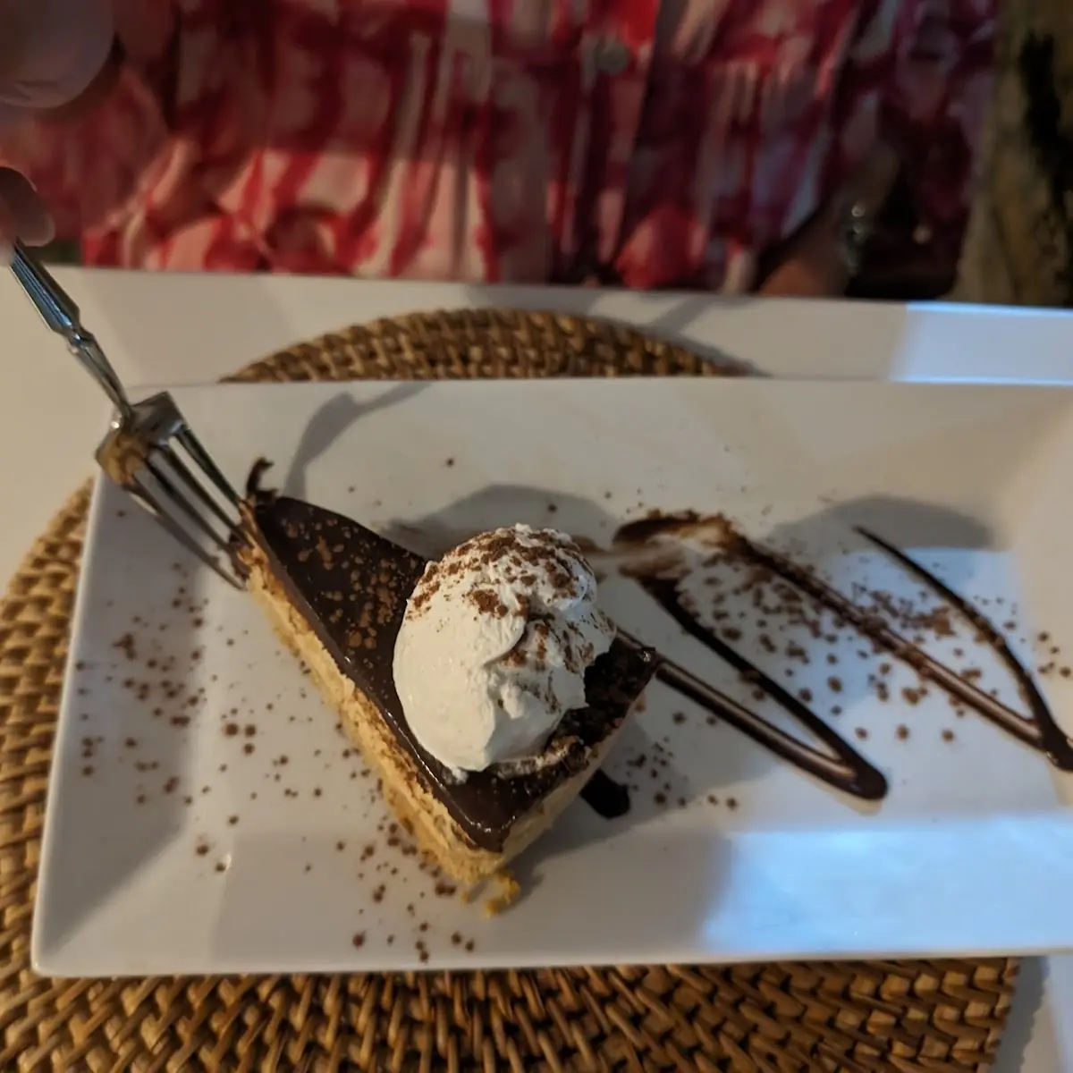 Peanut Butter Pie with Chocolate Ganache