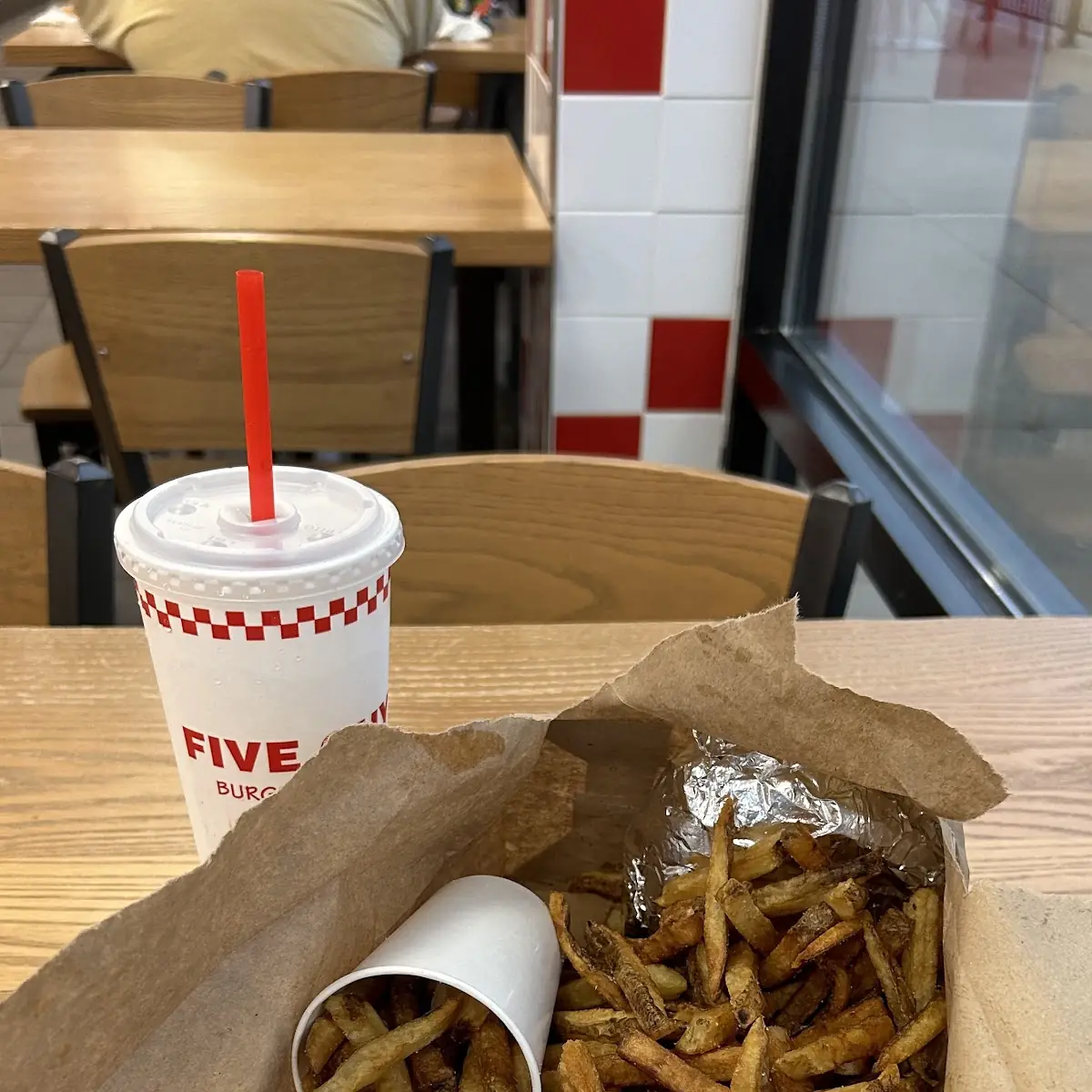 Double Cheeseburger and Fries