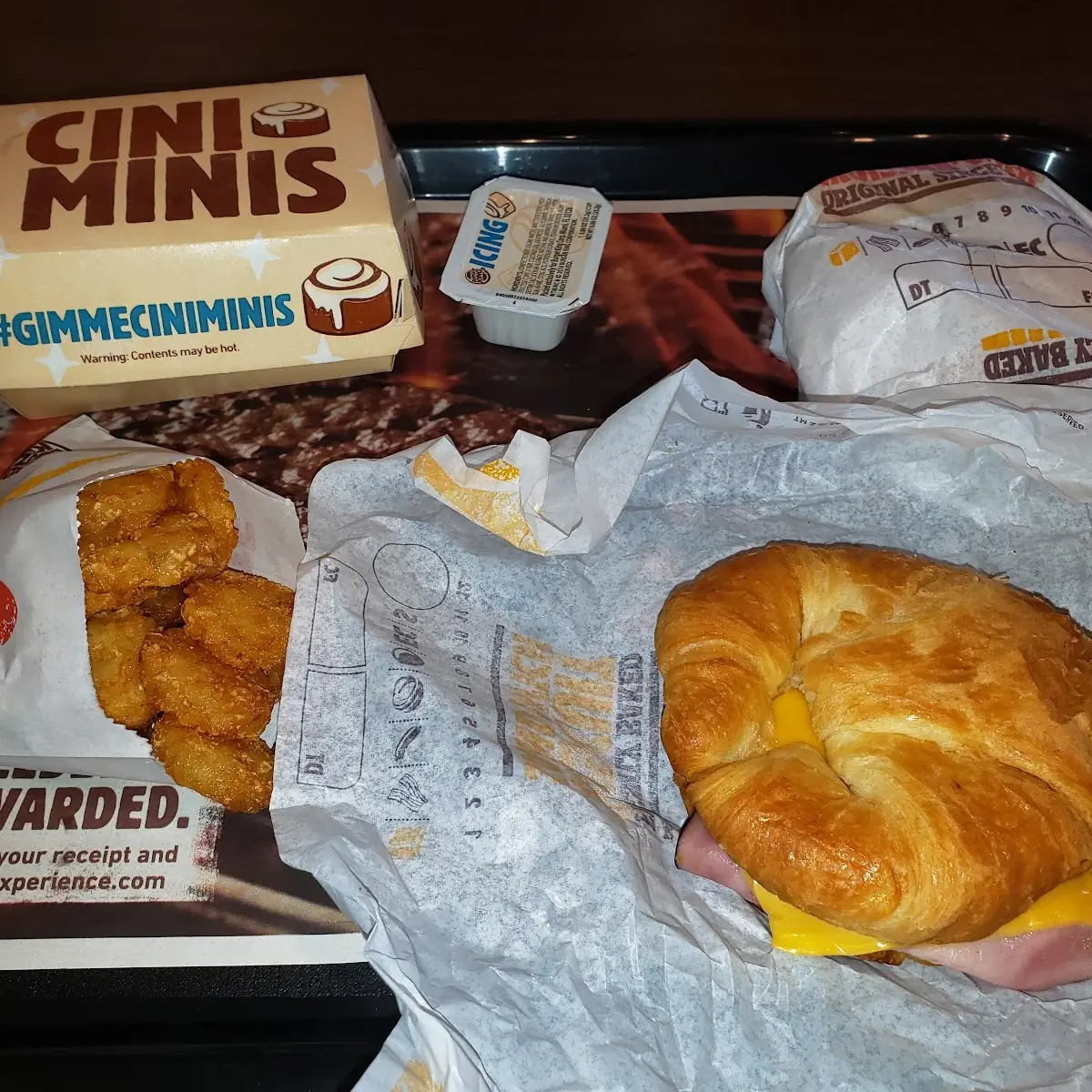 Ham Egg and Cheese Croissant