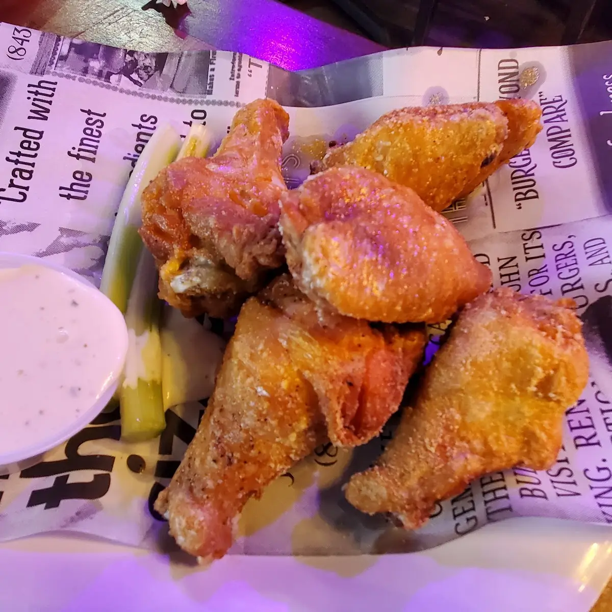 Garlic Parmesan Wings