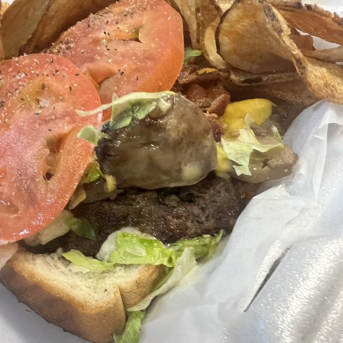 Blue Cheese Burger Combo