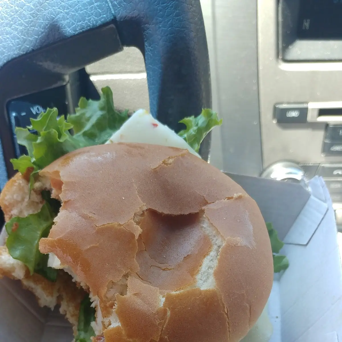 Spicy Chicken Sandwich with Pepper Jack Cheese
