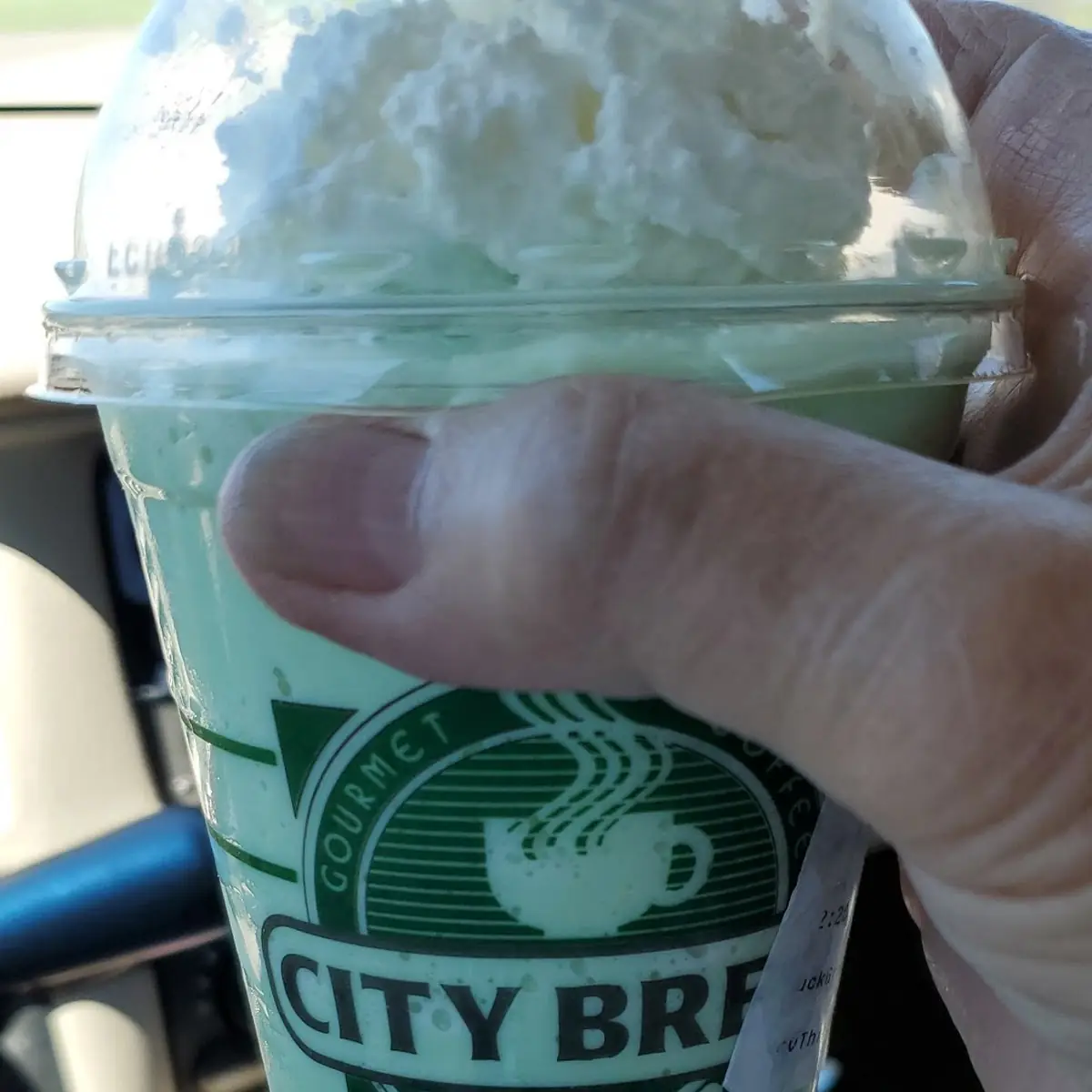 Green Tea Frappe Hucklerry