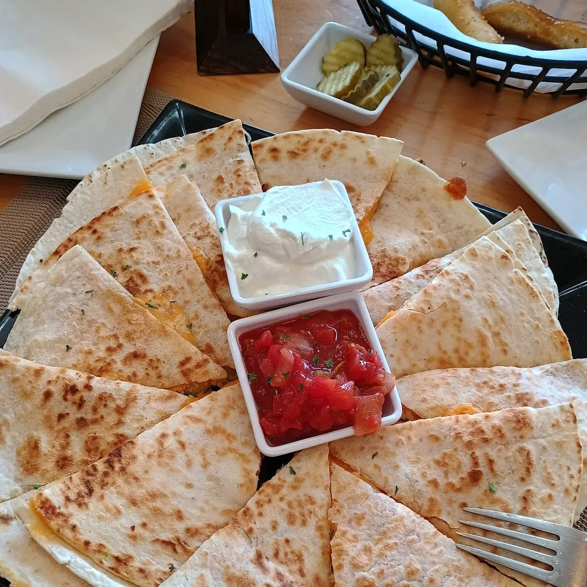 Roasted Chicken Quesadillas