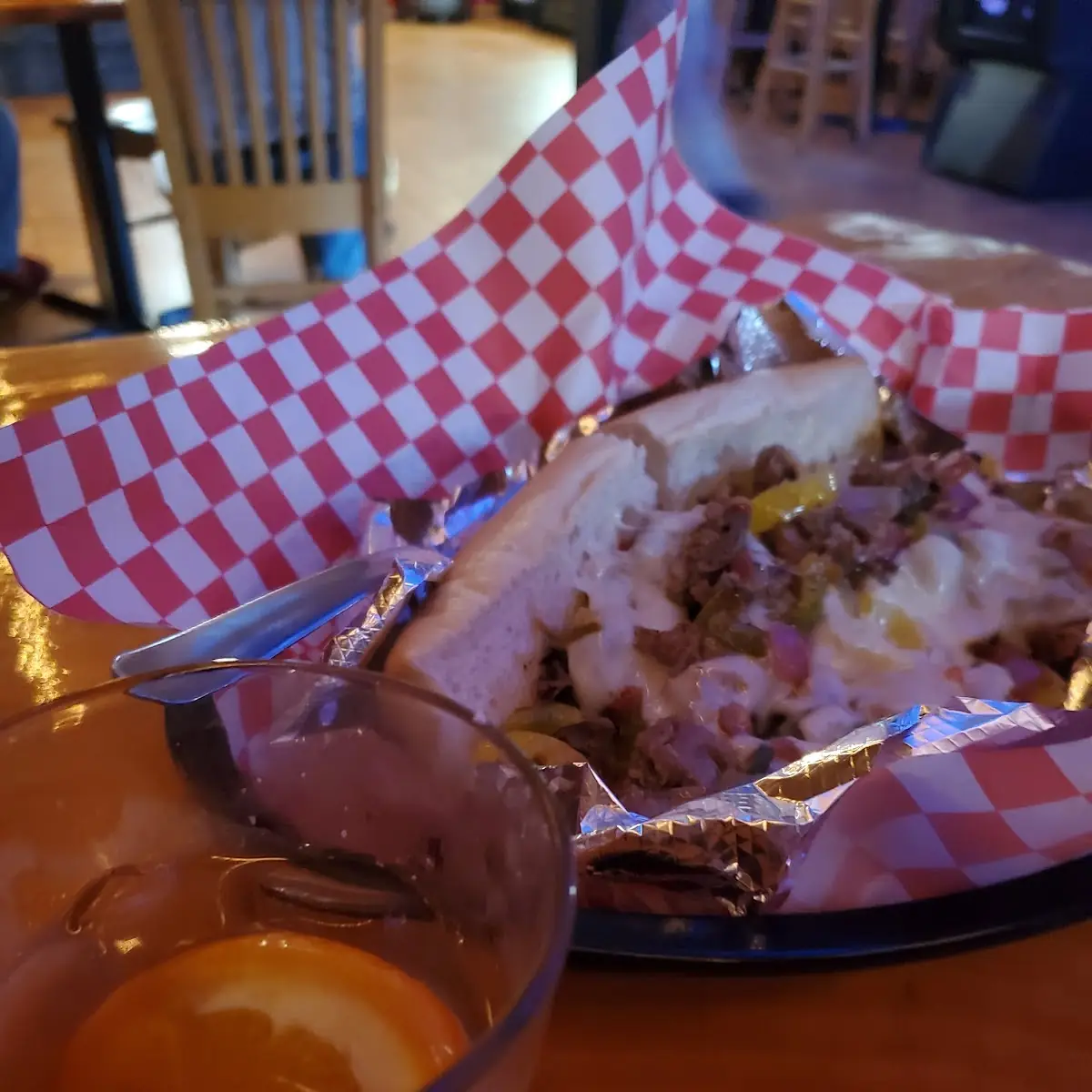 The Kitchen Sink Cheese Steak