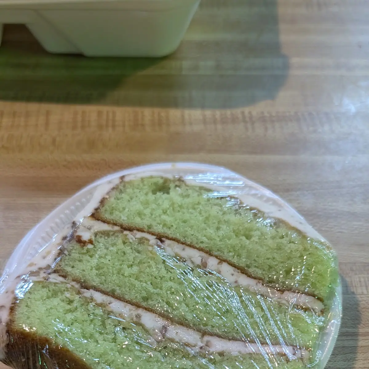 Key Lime Cake Slice