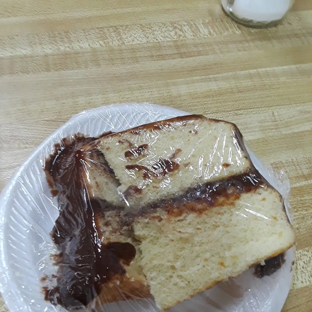 Slice Homemade Cakes at Counter