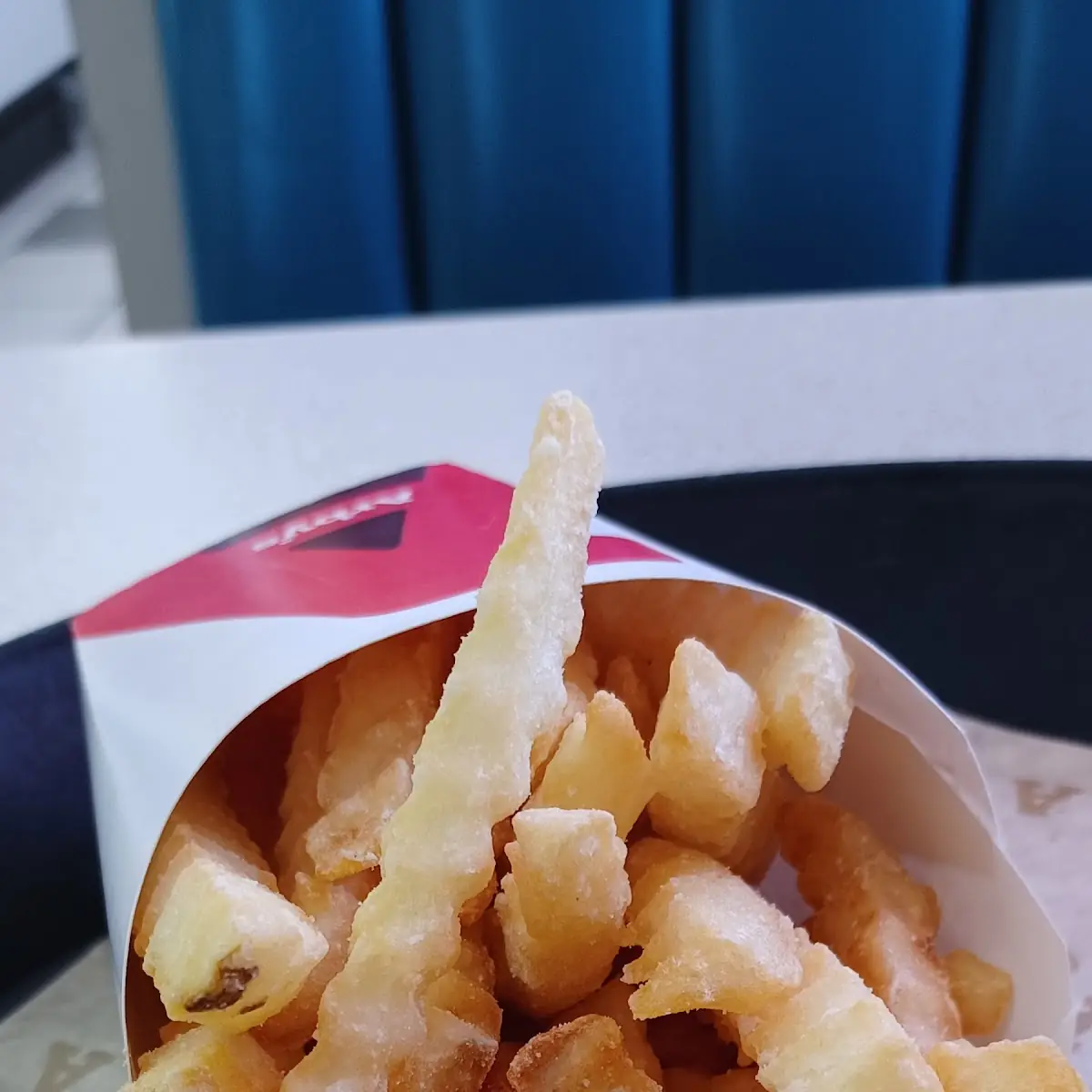 Crinkle Cut Fries and Cheese Sticks