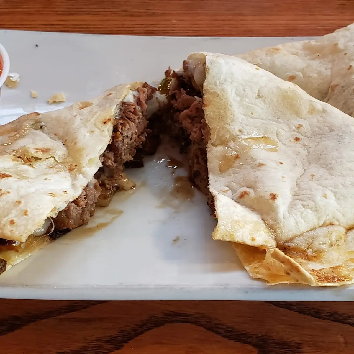 Philly Cheese Quesadilla