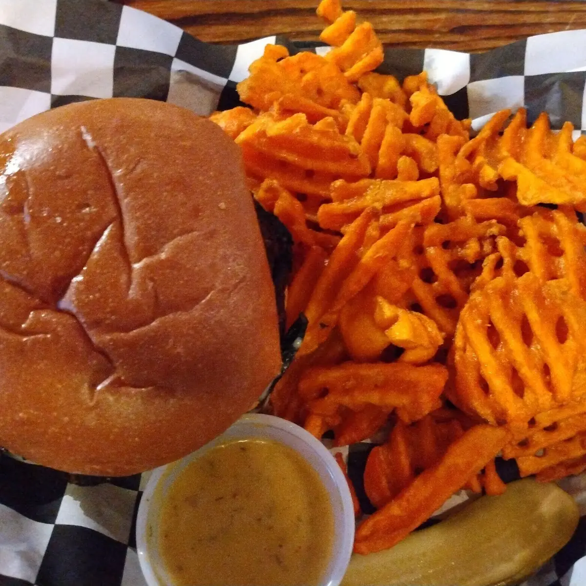 Sweet Potato Fries Veggie Burger Wow