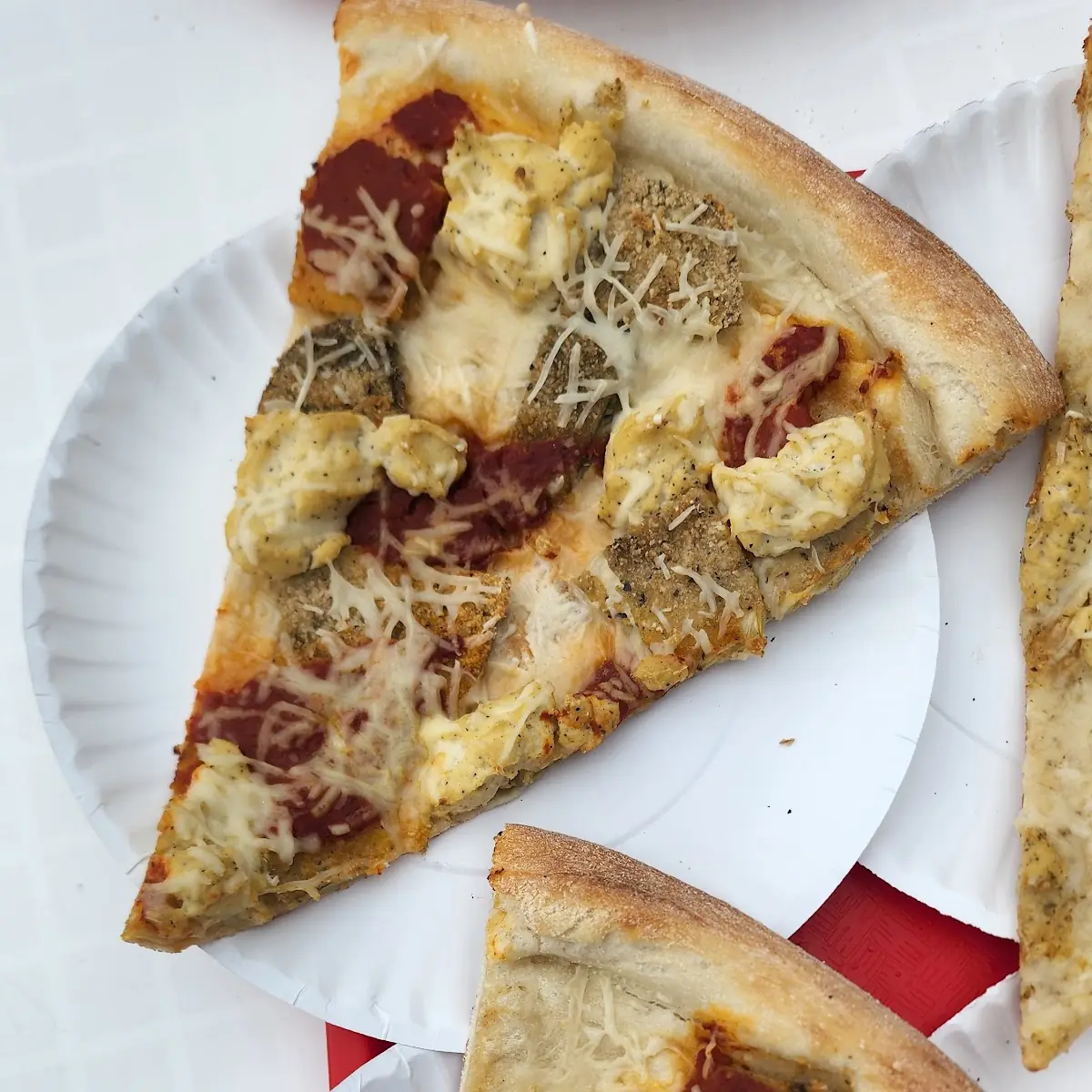 Vegan Eggplant Rollatini Pizza