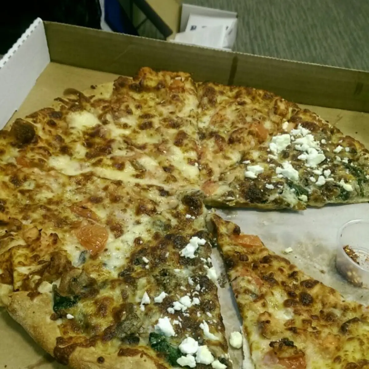 Greek BBQ Chicken Pizza