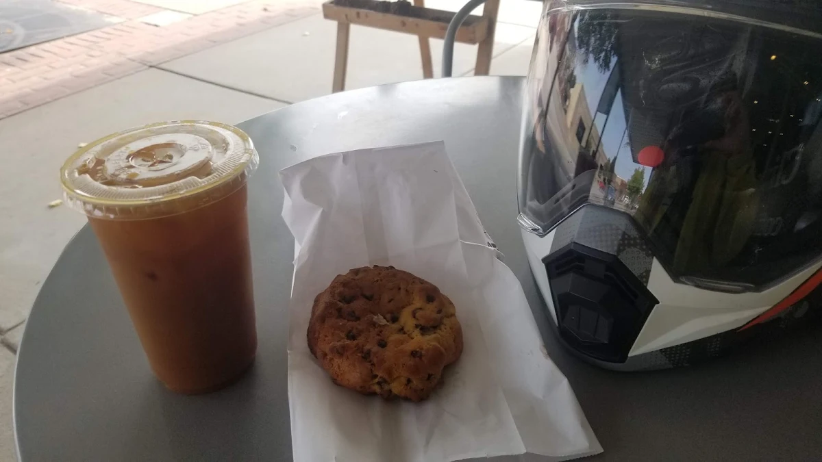 Cold Brew and a Chocolate Chip Cookie