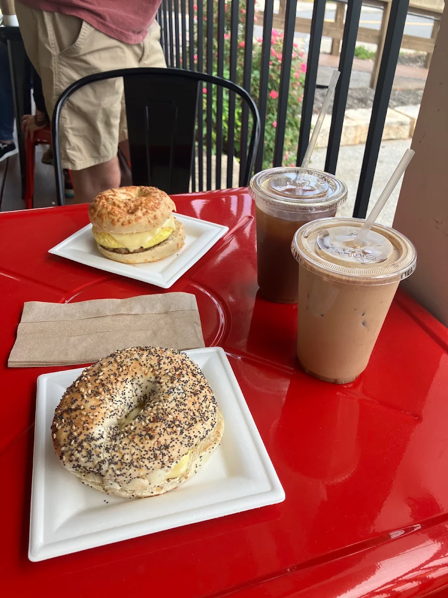 Egg and Cheese Bagels