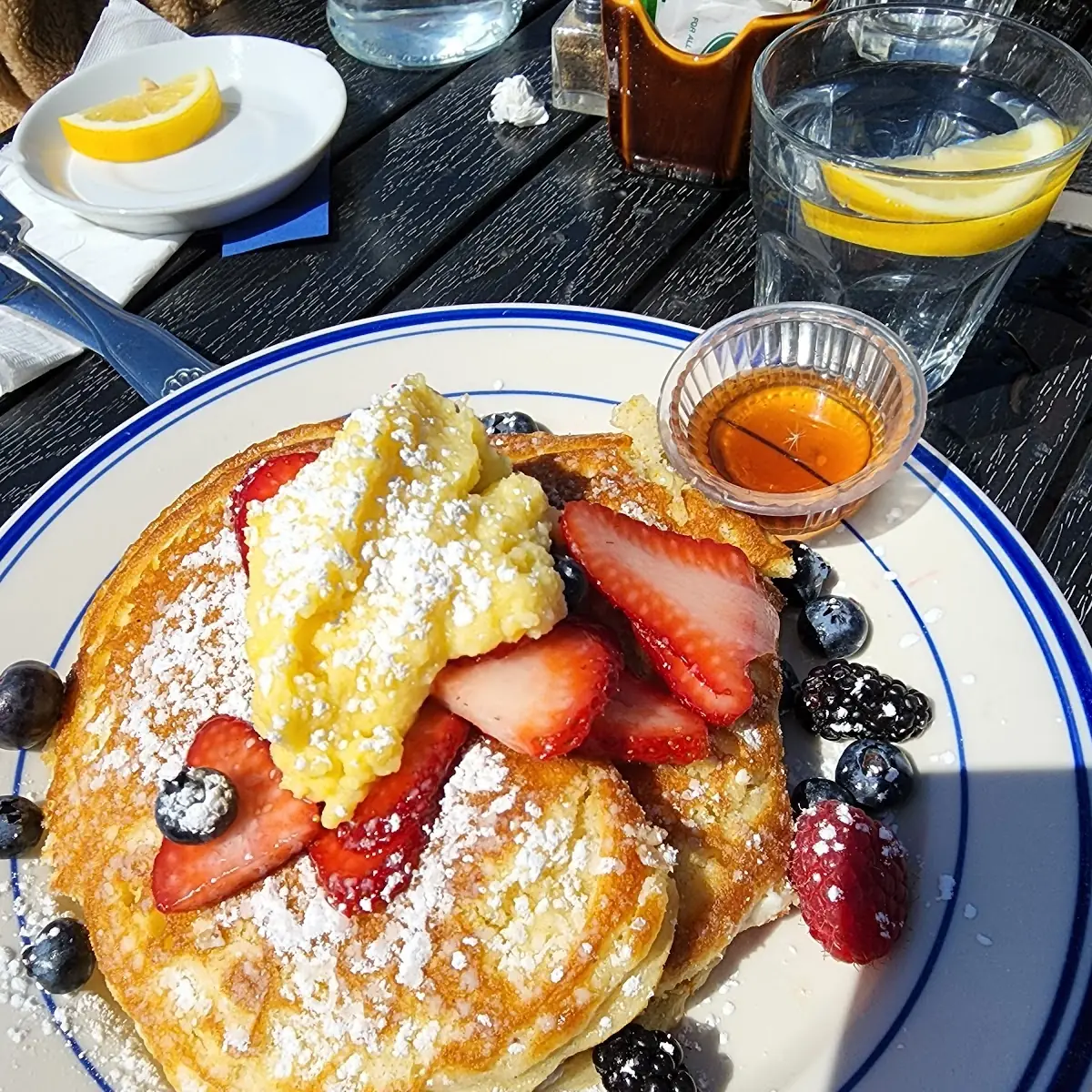 Ricotta Lemon Pancakes