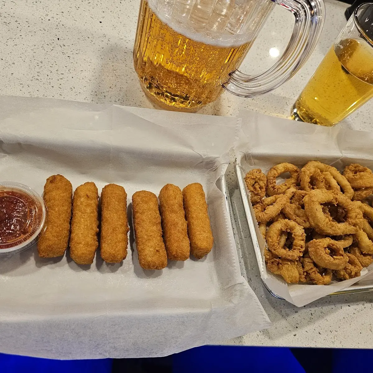 Calamari and Cheese Sticks