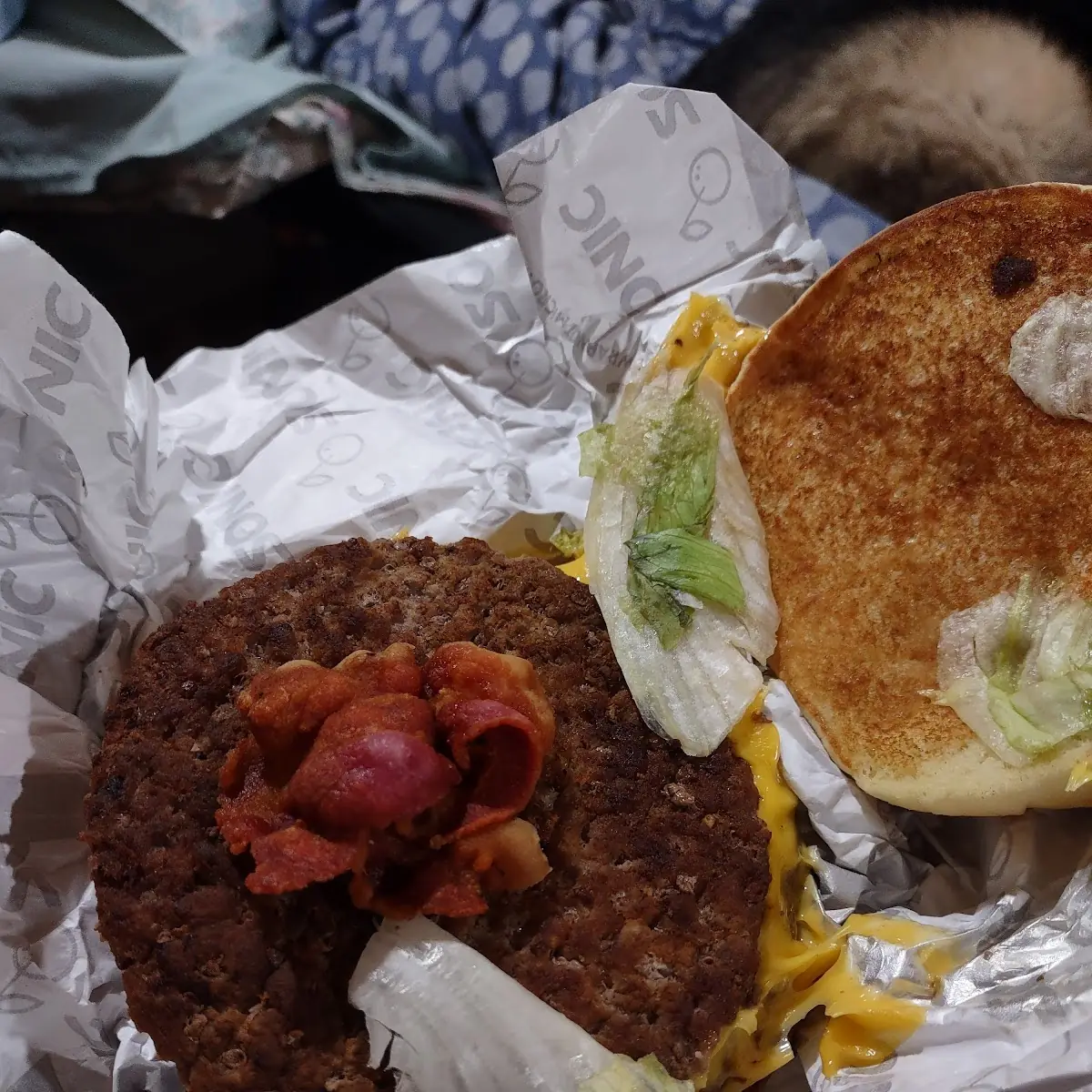 Supersonic Bacon Double Cheeseburger