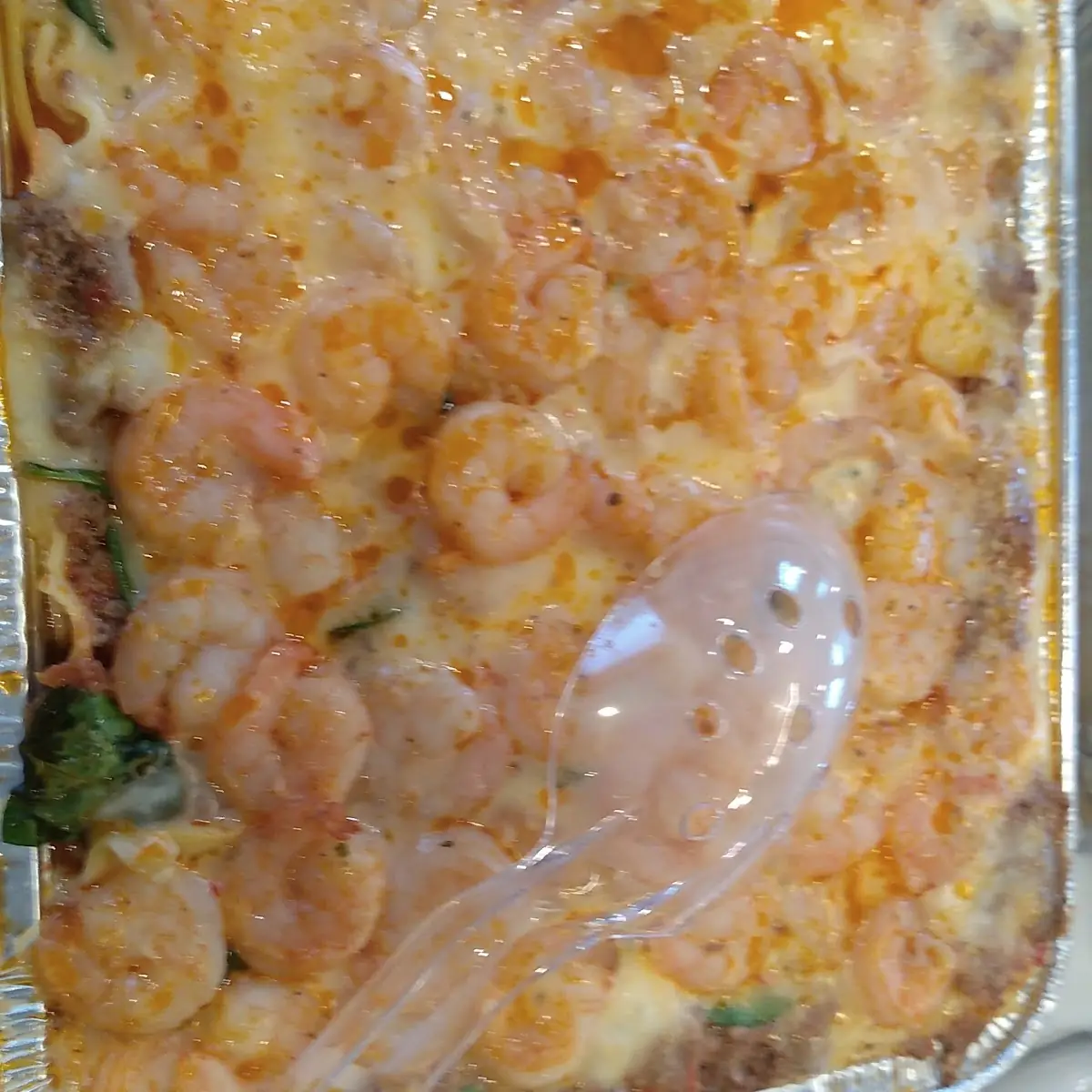 Seafood Lasagna Catered by A1 BBQ