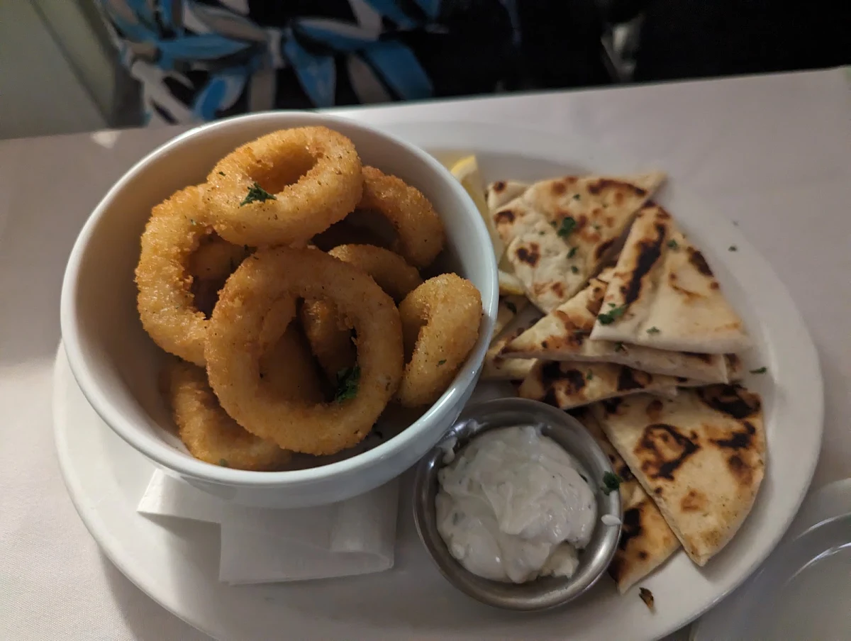 Calamari, Three Kretans Greek Restaurant