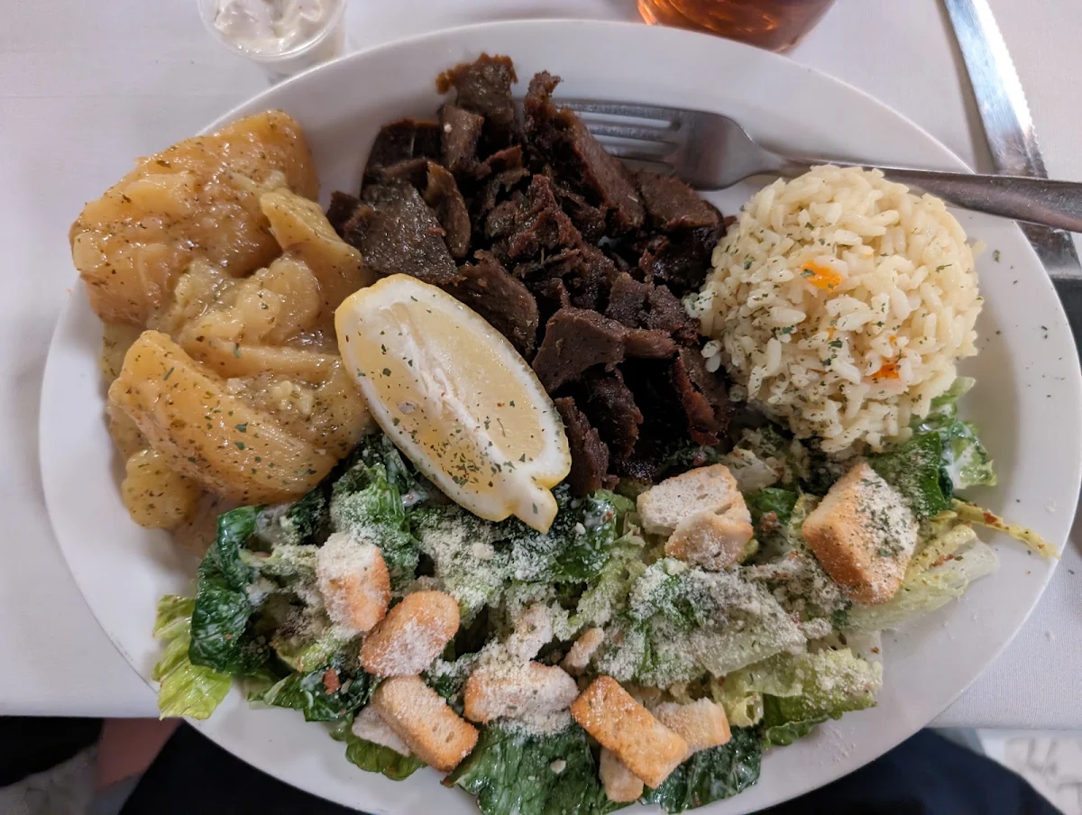 Gyro Dinner, Three Kretans Greek Restaurant
