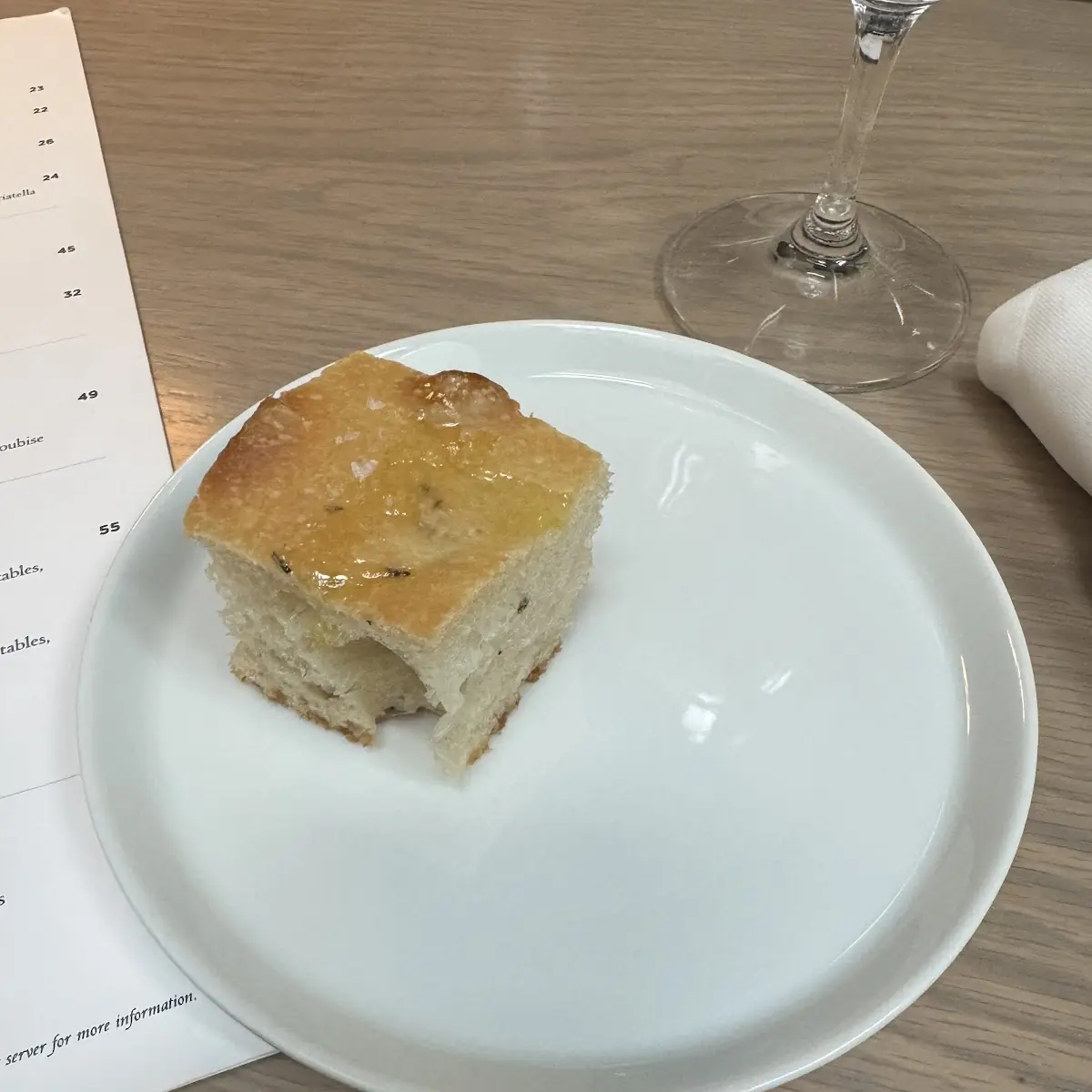 Bread, HEIST Restaurant + Wine Club