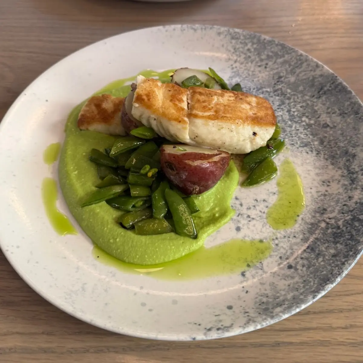 Halibut, HEIST Restaurant + Wine Club