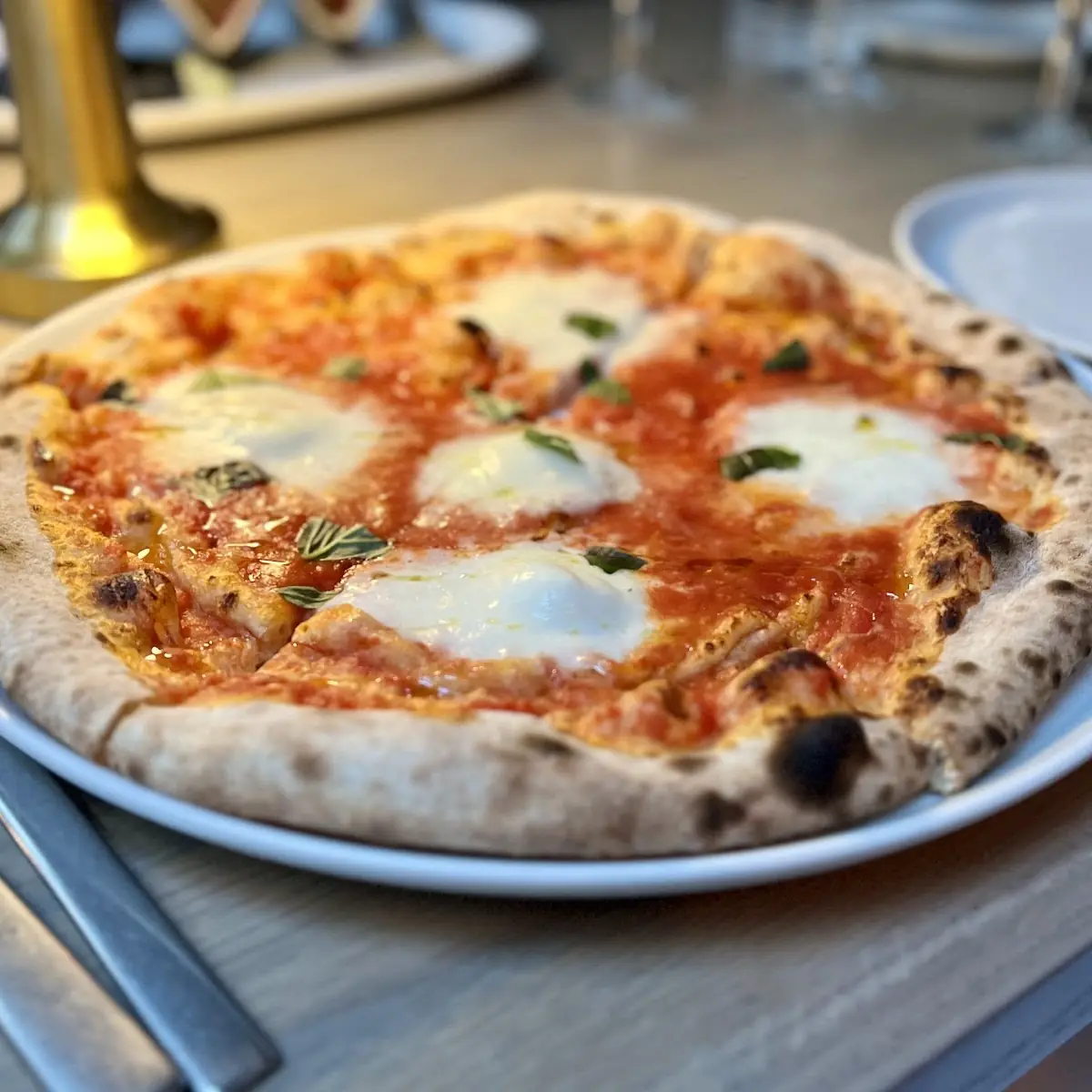 Margherita Pizza, HEIST Restaurant + Wine Club