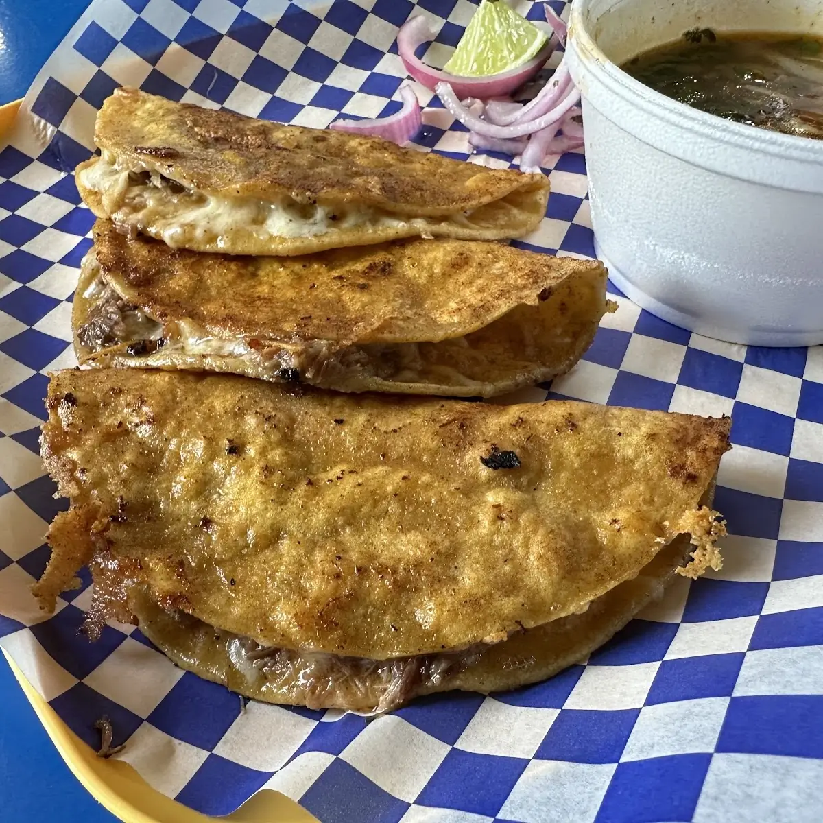 3-Quesa Tacos